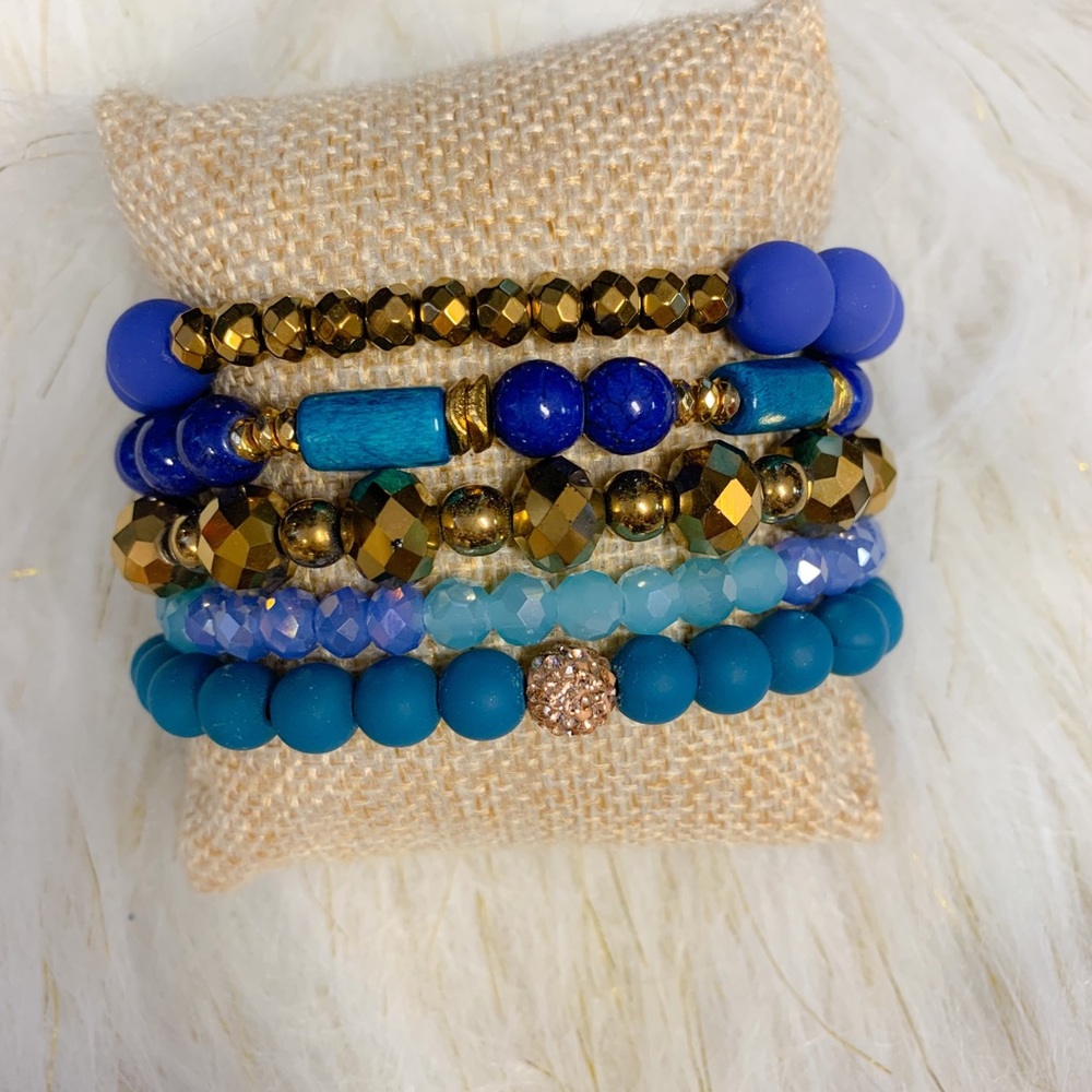 Blue & Gold Erimish Stack